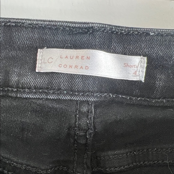 LC Lauren Conrad Black Jean Shorts - Picture 5 of 7